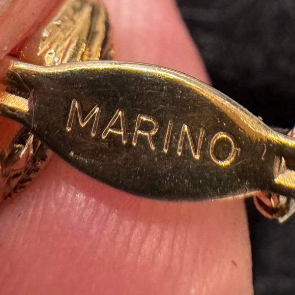 VINTAGE Multi Strand Chunky 14k Gold Plated Necklace - Picture 7 of 9